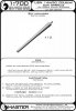 Master SM-700-050 USN 14in/50 (35,6 cm) gun barrels - for turrets without blastbags (12pcs) - New Mexico (BB-40) and Tennessee (BB-43) classes 1:700